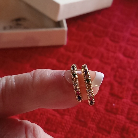 Exgox SS Hoop earrings - Picture 2 of 3